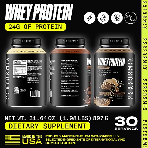 PERFORMIX - Whey Protein Isolate Blend - 24g of Protein - 5.4g of BCAAs - 110 Calories PERFORMIX buy supplements canada