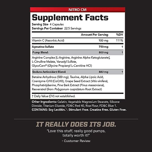 PMD Sports Nitro cm - Nitric Oxide with Agmatine Pre Workout Supplement - Muscle PMD buy supplements canada