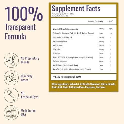Forze Pre Workout Powder, Beta Alanine, L-Taurine & Dual-Source Caffeine for Sustained Forze buy supplements canada