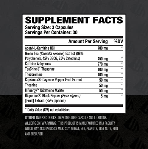 Burn XT Black Thermogenic Fat Burner - Weight Loss Supplement, Appetite Suppressant Jacked Factory buy supplements canada