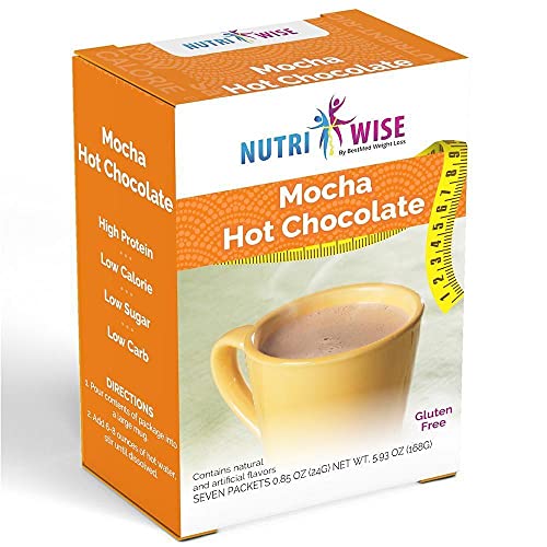 NutriWise – High Protein 15g | Instant Hot Drink | Mocha | 7/Box | Weight Loss, KETO Diet Friendly NutriWise buy supplements canada