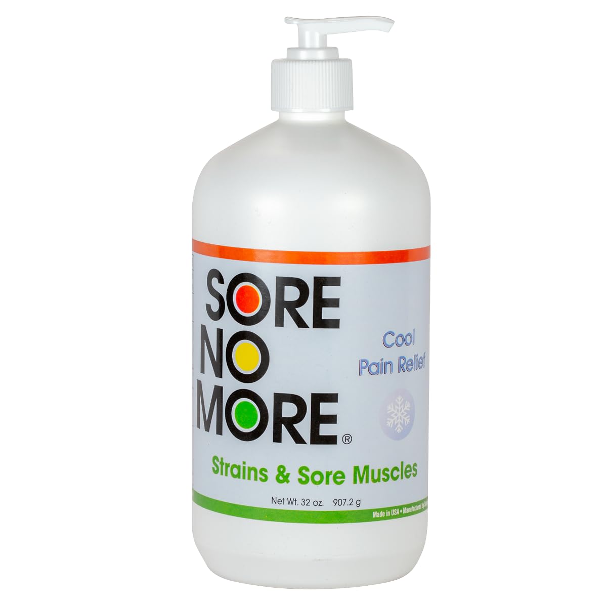 Sore No More Cool Relieving Gel for Aches & Pains in Muscles & Joints associated with Strains, Bruises & Sprains | Absorbs Quickly with a Refreshing Lemon Aroma | 32 oz Bottle with Pump Sore No More buy supplements canada