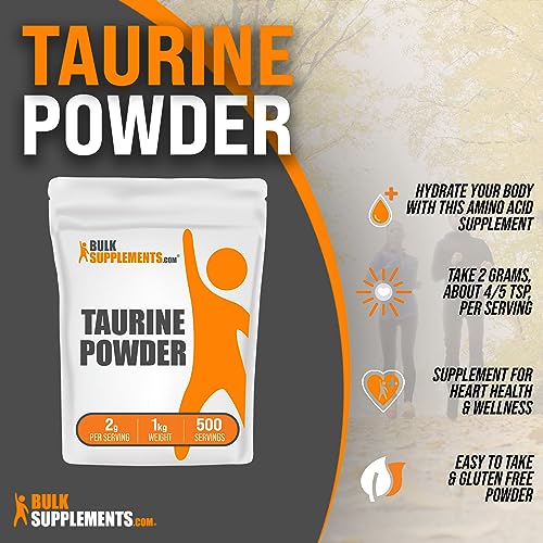 BULKSUPPLEMENTS.COM Taurine Powder - Taurine Supplement, Taurine 2000mg BULKSUPPLEMENTS.COM buy supplements canada
