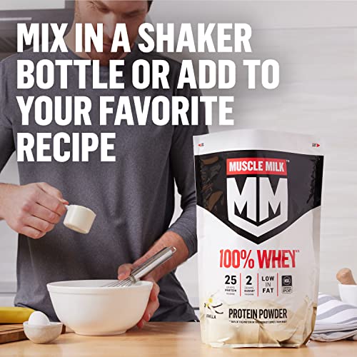 Muscle Milk 100% Whey Protein Powder, Chocolate, 5 Pound, 66 Servings, 25g Protein Muscle Milk buy supplements canada