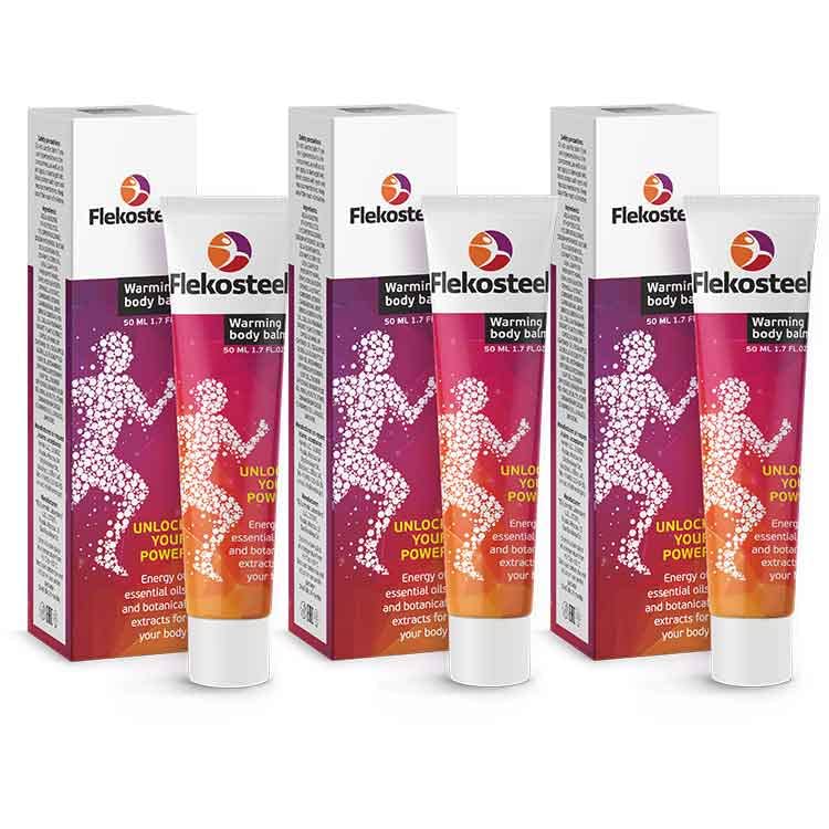 3 Tubes HENDEL GARDEN Flekosteel Warming Body Balm 5.1 fl oz/150 ml RIXET buy supplements canada