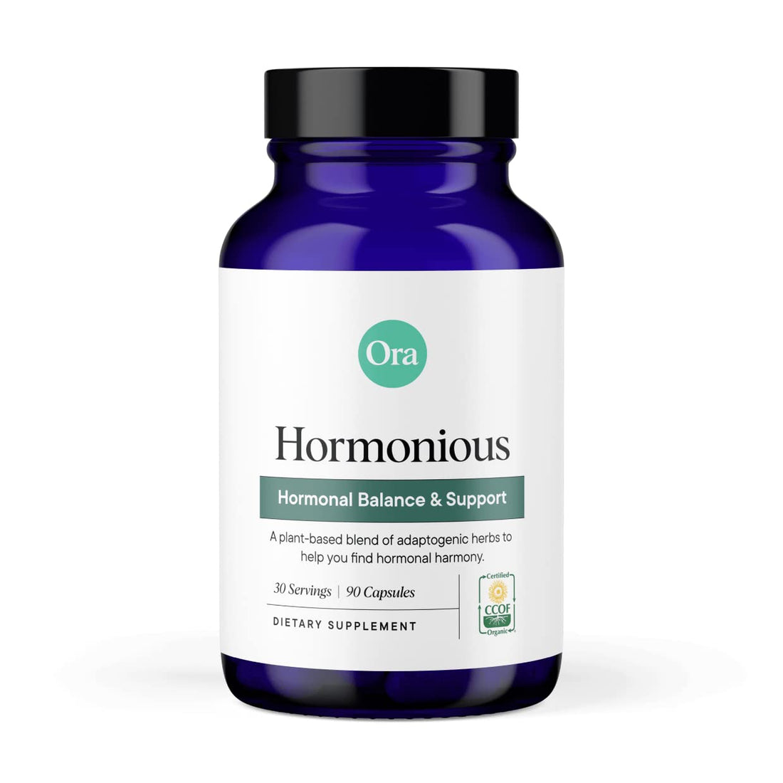 Ora Organic Natural Hormone Balance Supplement & Hormonal Acne Relief for Women - Support Skin, Mood, Energy, PMS & Menopause - Ashwagandha, Maca, Burdock Root, Cordyceps & VIT C - 90 Capsules Ora Organic buy supplements canada