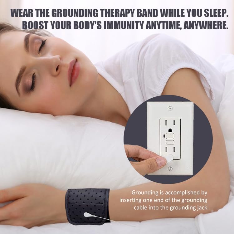 WAUZOBLE Grounding Wrist Strap, Ground Strap with 15 Ft Grounding Cord, Grounding Therapy Band WAUZOBLE buy supplements canada
