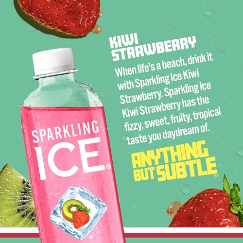 Sparkling Ice, Kiwi Strawberry Sparkling Water, Zero Sugar Flavored Water, with Antioxidant Sparkling ICE buy supplements canada