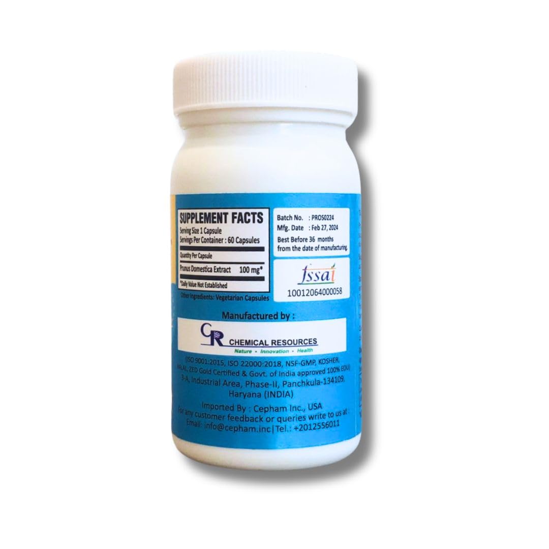 Prosman Supplement - Supports Healthy ageing & Improves Urinary Function | Patented Ingredient | Prunus domestica/pygeum (1Pack- 60 Capsules) PROSMAN buy supplements canada