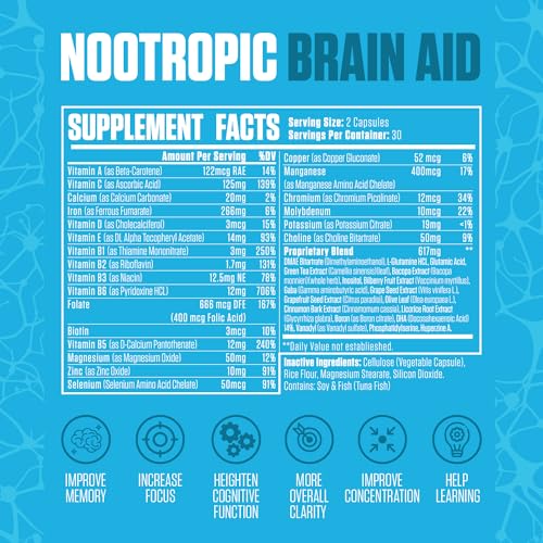 Nootropic Brain Aid | #1 Rated Focus & Memory Supplement | Improve Concentration EPN Supplements buy supplements canada