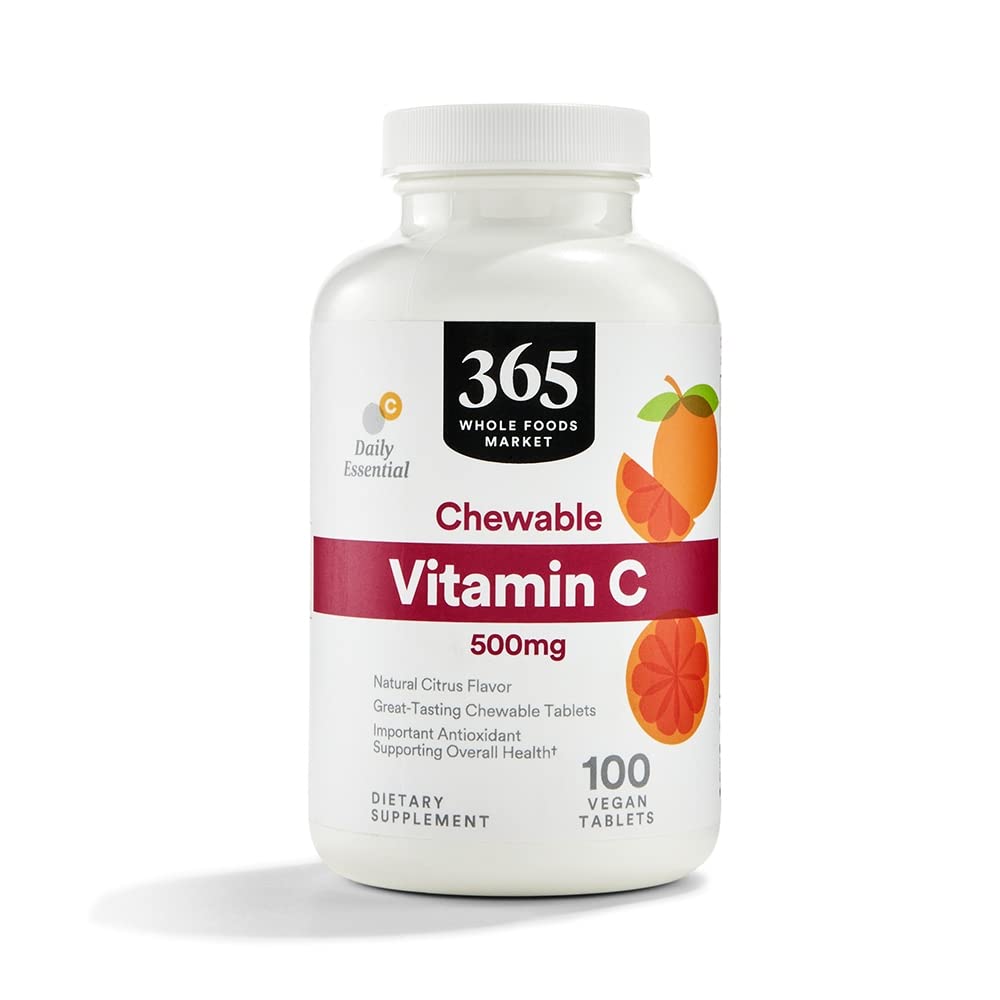 365 by Whole Foods Market, Vitamin C Chewable 500Mg, 100 Tablets 365 by Whole Foods Market buy supplements canada