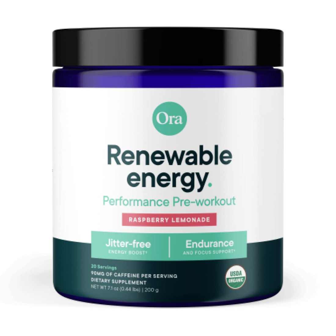 Ora Organic Natural Pre Workout Powder - Raspberry Lemonade Flavor- Provides Jitter Free Ora Organic buy supplements canada