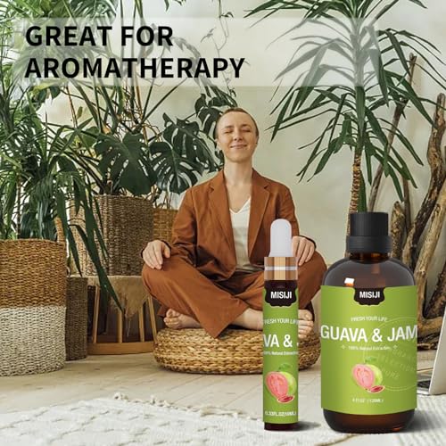 Essential Oils-MISIJI Guava & Jam Fragrance Essential Oils for Diffuser for Home 4FL.OZ Plus 0.33 MISIJI buy supplements canada