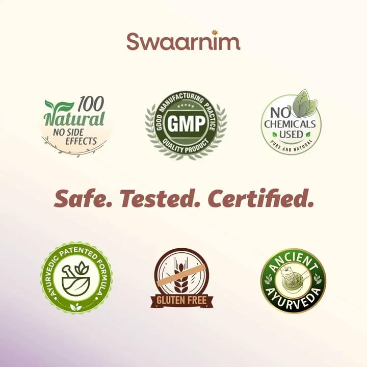 Swaarnim Joints Care - Enriched with Arjuna & Natural Herbs - Joint Health Supplement 100% Natural, No Added Chemicals - 120 Capsules Swaarnim buy supplements canada