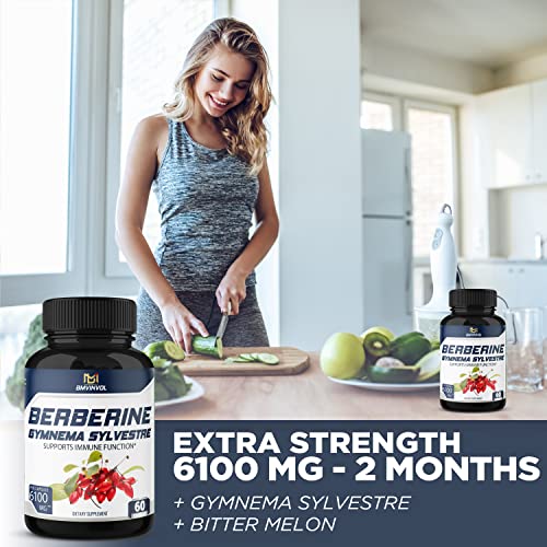 BMVINVOL 5-in-1 Berberine Supplement 6100mg with Ceylon Cinnamon, Gymnema Sylvestre BMVINVOL buy supplements canada