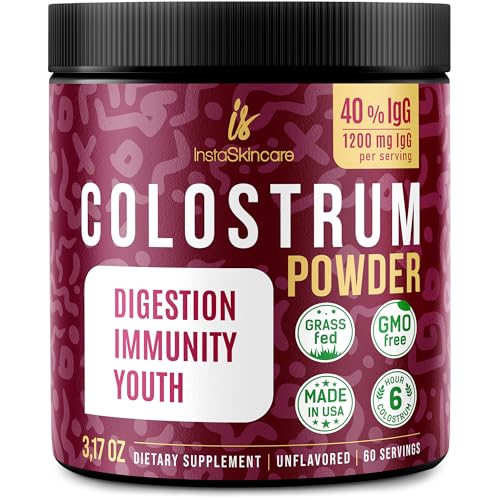 Bovine Colostrum Powder - 40% IgG Highly Concentrated Pure Bovine Colostrum InstaSkincare buy supplements canada
