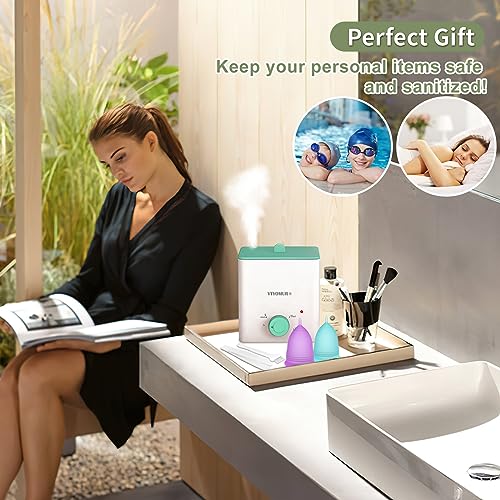 YTYOMUR Menstrual Cup Steamer Sterilizer with 2 Reusable Period Cups, Menstrual Cups Cleaner YTYOMUR buy supplements canada
