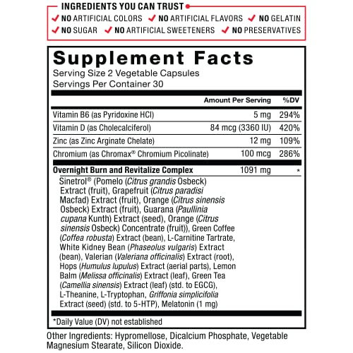 Force Factor LeanFire PM Weight Loss Pills for Women & Men, Fat Burner & Overnight Force Factor buy supplements canada
