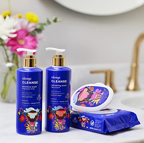 Always Cleanse Feminine Intimate Wash For Women, Ph Balanced For Sensitive Skin, Fragrance-Free Always buy supplements canada
