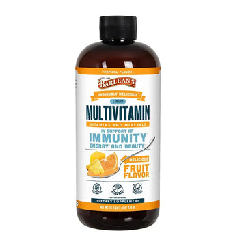 Barlean's Liquid Multivitamin for Women, Men & Kids, 21 Essential Vitamins & Minerals, Includes Biotin, B-Complex Barlean's buy supplements canada