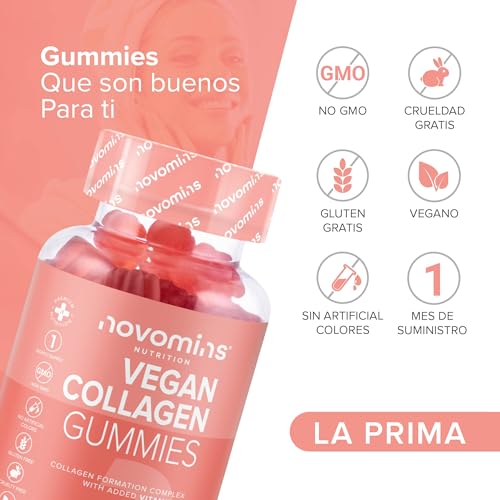 Vegan Collagen Gummies – Advanced Superfood Blend – Vegan Collagen Alternative for Women and Men – Infused with Vitamin C novomins buy supplements canada