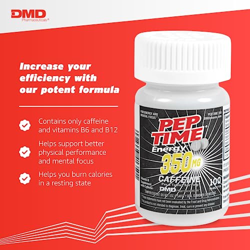 PEPTIME Energy Tablets, Vitamin B6 and B12 Caffeine Pills, 350 mg Caffeine PEPTIME Energy buy supplements canada