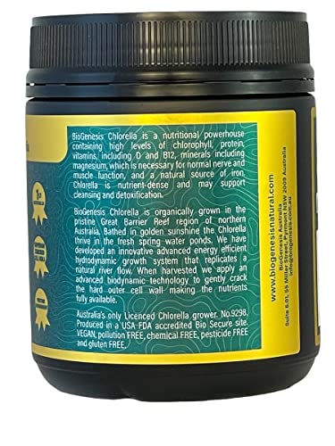 BioGenesis Chlorella Tablets, 600 Tablet Count (500mg) Biogenesis buy supplements canada