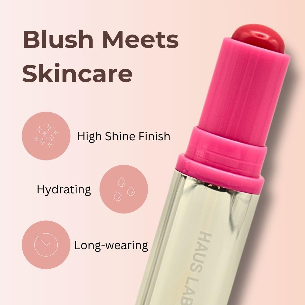 Haus Labs Color Fuse Longwear Hydrating Glassy Lip + Cheek Blush Balm Stick - Glassy Pitaya Haus Laboratories buy supplements canada