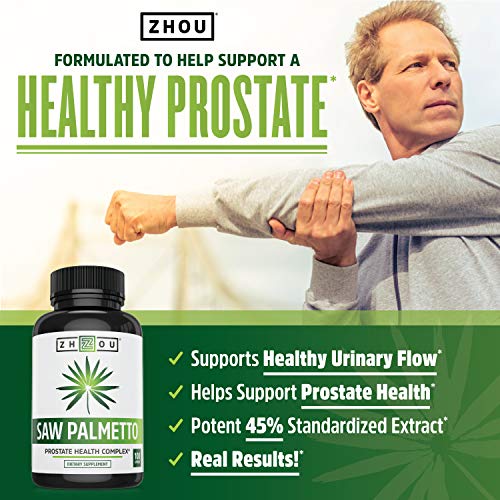 Zhou Nutrition Saw Palmetto Extract 500 mg, Prostate Health, Urinary Tract Support, DHT Zhou Nutrition buy supplements canada