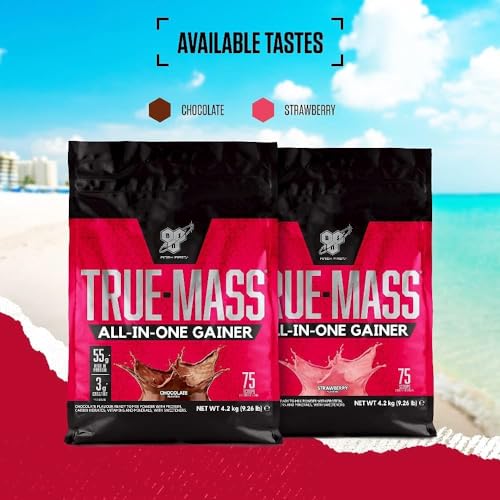 BSN True Mass All-In-One Gainer Protein and Carbohydrate Powder with Creatine BSN buy supplements canada
