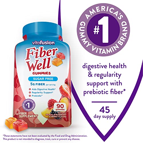 Vitafusion Fiber Well Sugar Free Fiber Supplement, Peach, Strawberry And Blackberry Vitafusion buy supplements canada