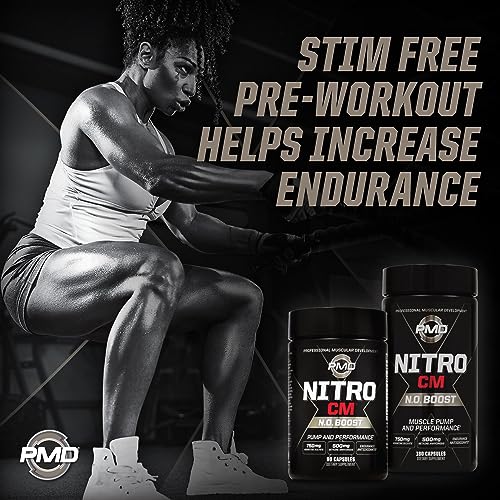PMD Sports Nitro cm - Nitric Oxide with Agmatine Pre Workout Supplement - Muscle PMD buy supplements canada