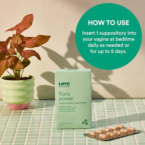 Love Wellness Vaginal Probiotic Suppositories, Flora Power | Fast-Acting Love Wellness buy supplements canada