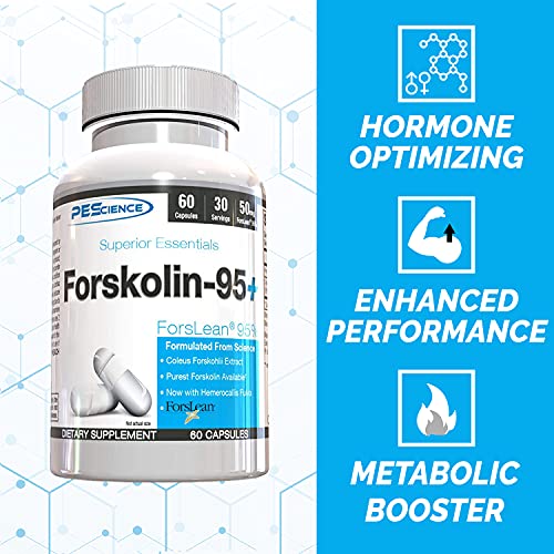 PEScience Forskolin Capsules, 95% Pure Forskolin Extract, Patented ForsLean, 60 Count PEScience buy supplements canada