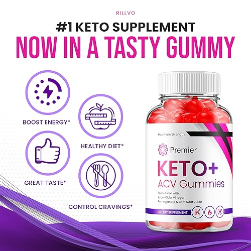 Rillvo (3 Pack) Premier Keto ACV Gummies - Official - Keto Premiere ACV Advanced Formula Rillvo buy supplements canada
