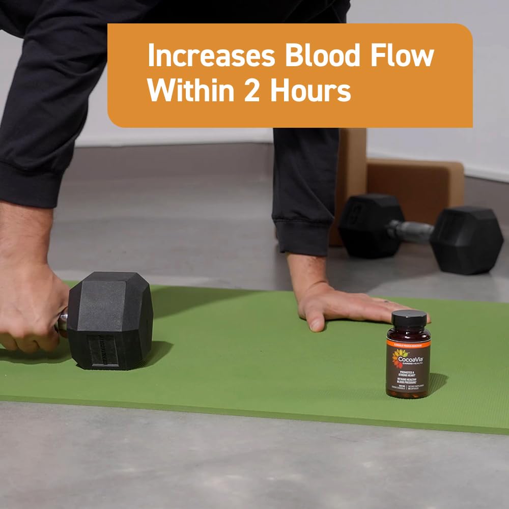 CocoaVia Cardio Health Supplement, 30 Day, 500mg Cocoa Flavanols, Support Heart Health CocoaVia buy supplements canada