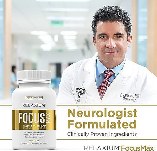 Relaxium FocusMax, Brain & Focus Health Supplement, Proven Concentration Relaxium buy supplements canada