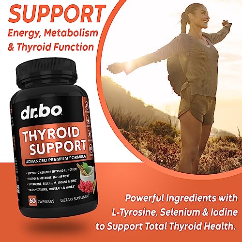 Thyroid Support for Women & Men Supplement - Natural Metabolism, Mood & Energy Enhancer DR. BO buy supplements canada