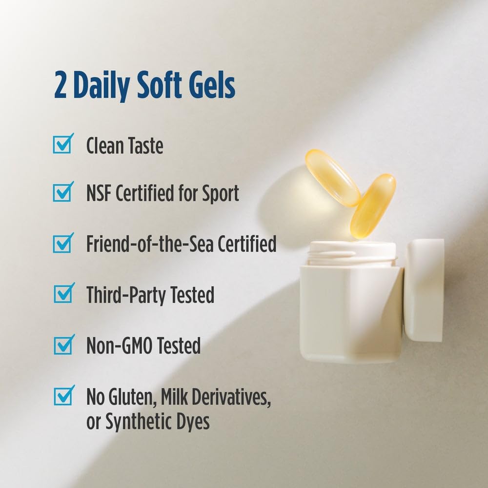 Nordic Naturals Ultimate Omega-D3 Sport, Lemon - 60 Soft Gels - 1480 mg Omega-3 + 1000 IU Vitamin D3 - NSF Certified - Supports Muscle, Bones, Focus & Endurance - 30 Servings Nordic Naturals buy supplements canada