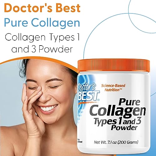 Doctor's Best, Pure Collagen Type 1 and 3 (Collagen Type 1 and 3), 200g Powder Doctor's BEST buy supplements canada