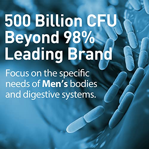 Probiotics for Men, 500 Billion CFU + 12 Strains Men's Probiotic with Turmeric Cranberry CFUKING buy supplements canada