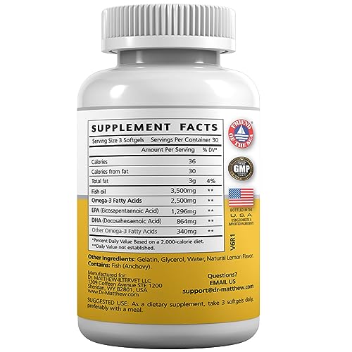 Burpless Fish Oil Pills. Triple Strength Omega 3 Fish Oil Burpless. EPA DHA Omega 3 Supplement Dr. Matthew buy supplements canada