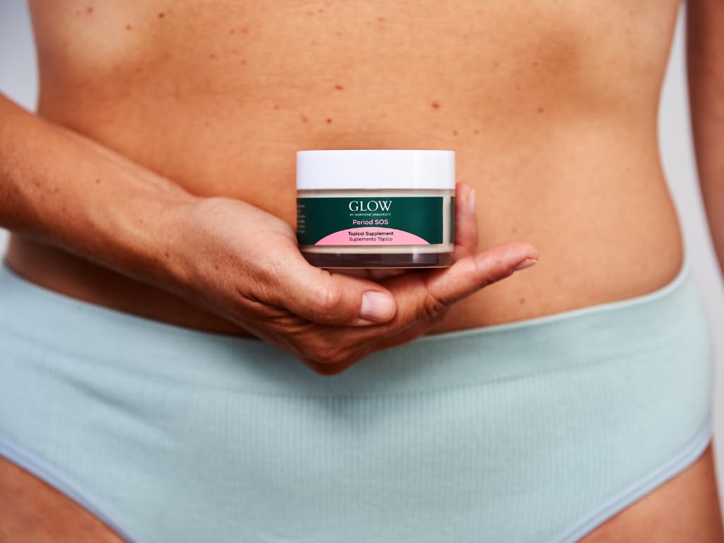 Glow Botanica | Period SOS - Real Wild Yam Cream for PMS Symptom Relief - Topical Supplement Glow Botanica buy supplements canada