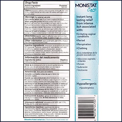 Monistat Instant Itch Relief Cream for Women, Maximum Strength Feminine Itch Care, 1 oz Monistat buy supplements canada