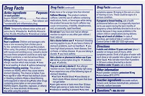 Stanback Headache Powders, Fast Pain Relief with Aspirin (NSAID) and Caffeine, 50 Count (3 Pack) Stanback buy supplements canada