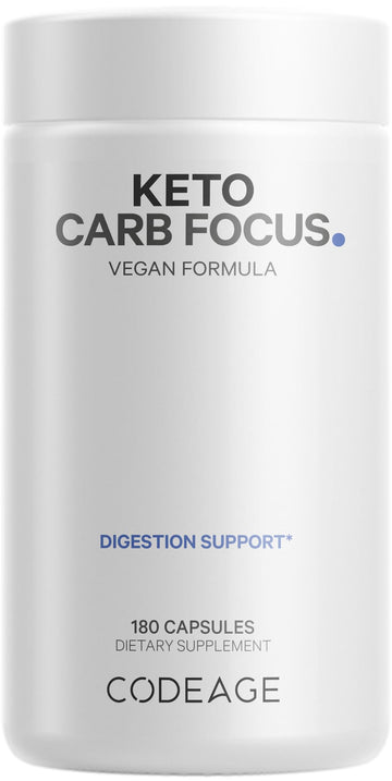 Codeage Keto Carb, White Kidney Bean, Green Tea & Cinnamon Bark Supplement, Triple Action Keto Cheat Vegan Pills, Ketogenic, Low Carb Diet Sugar, 3 Months Supply, Non-GMO, Gluten-Free, 180 Capsules Codeage buy supplements canada