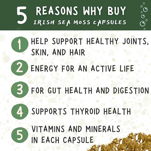 healblend Organic Irish Moss, Bladderwrack, Burdock, & BioPerine - 1405mg with Black Pepper healblend buy supplements canada