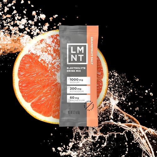 LMNT Zero-Sugar Electrolytes - Grapefruit Salt - Hydration Powder Packets | No Dodgy Drink LMNT buy supplements canada