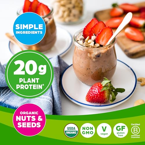 Orgain Organic Simple Vegan Protein Powder, Chocolate - 20g Plant Based Protein Orgain buy supplements canada
